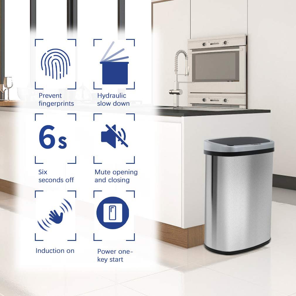 Gallon Trash Can with Lid