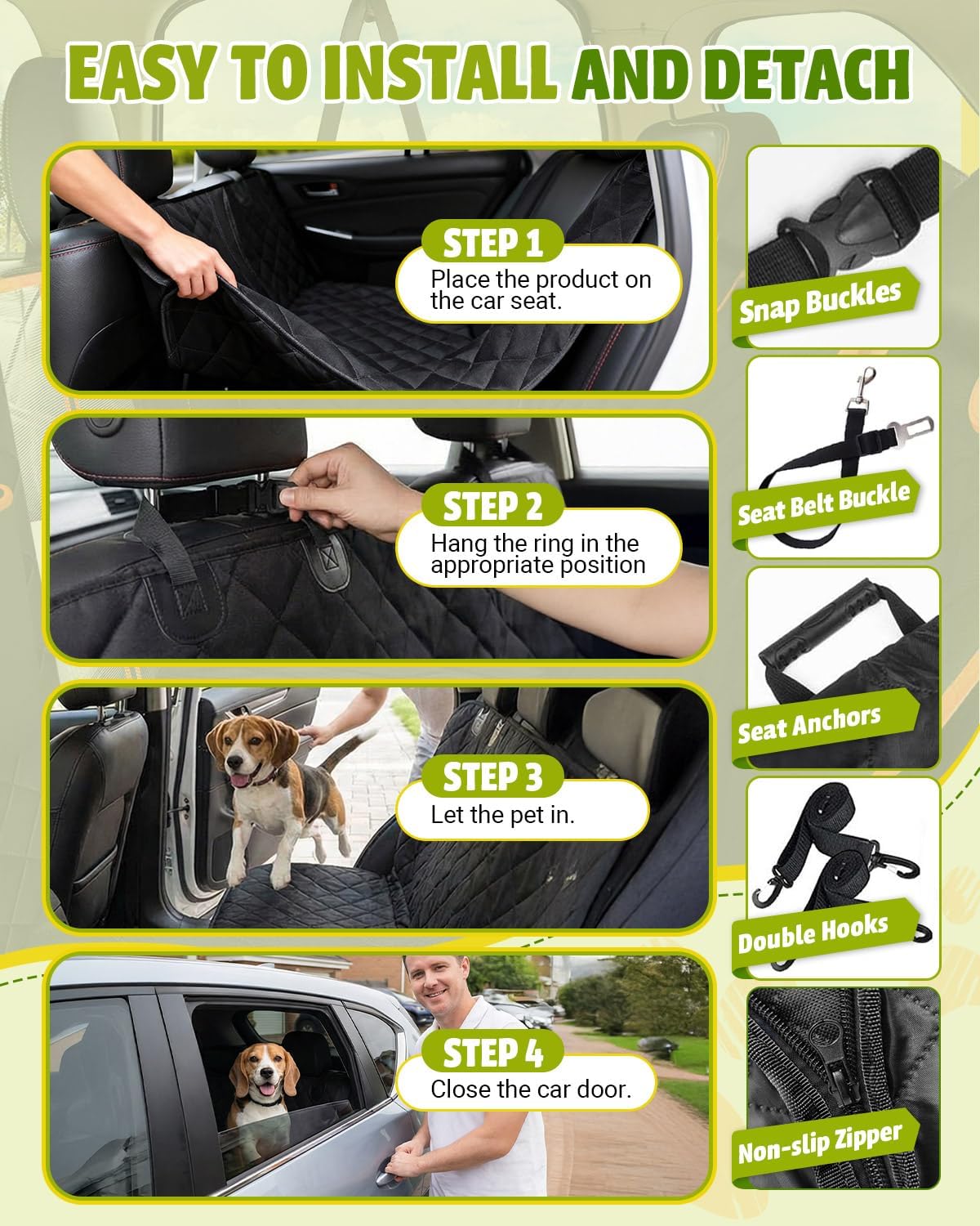 Dog Car Seat Cover