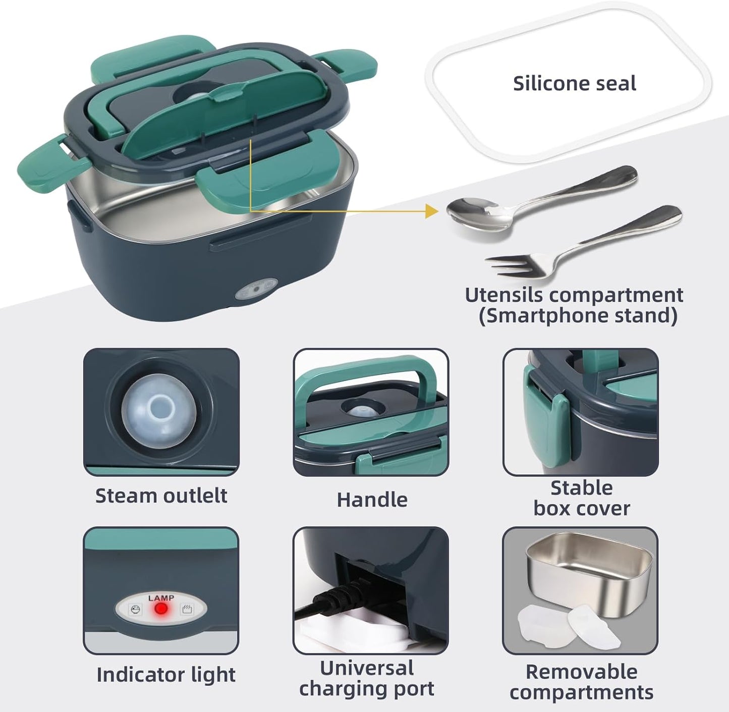 Electric Lunch Box Food Heater