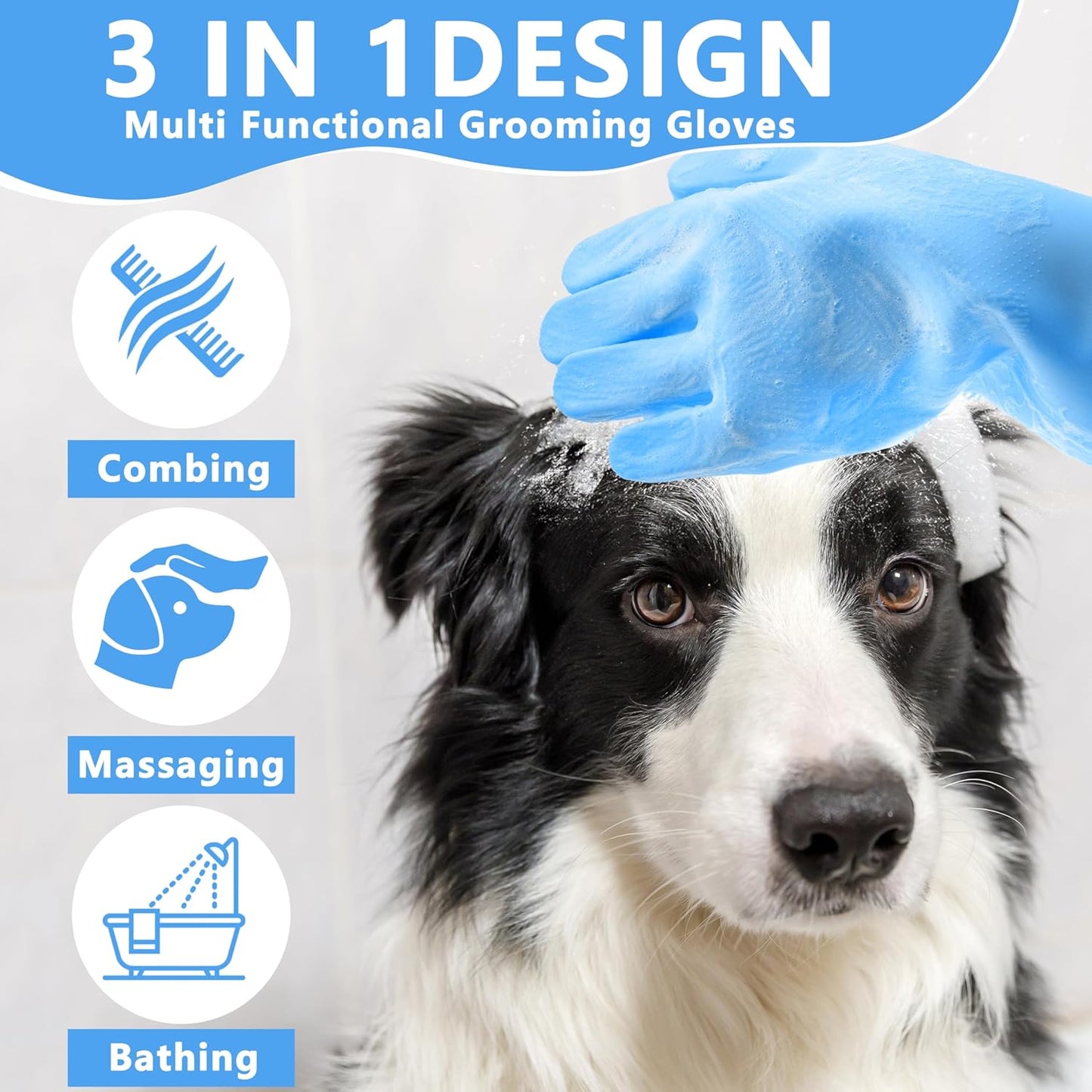 Pet Grooming Gloves