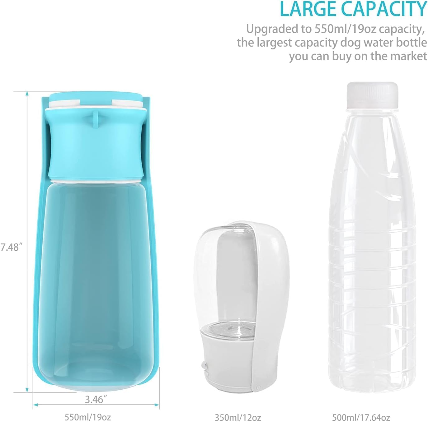 Portable Dog Small Animals Water Bottle for Walking