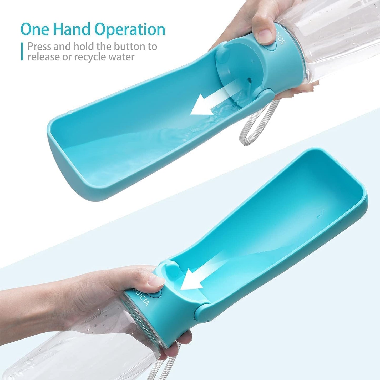 Portable Dog Small Animals Water Bottle for Walking