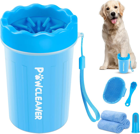 Professional 7 in 1 Dog Paw Cleaner for Dogs & Cats