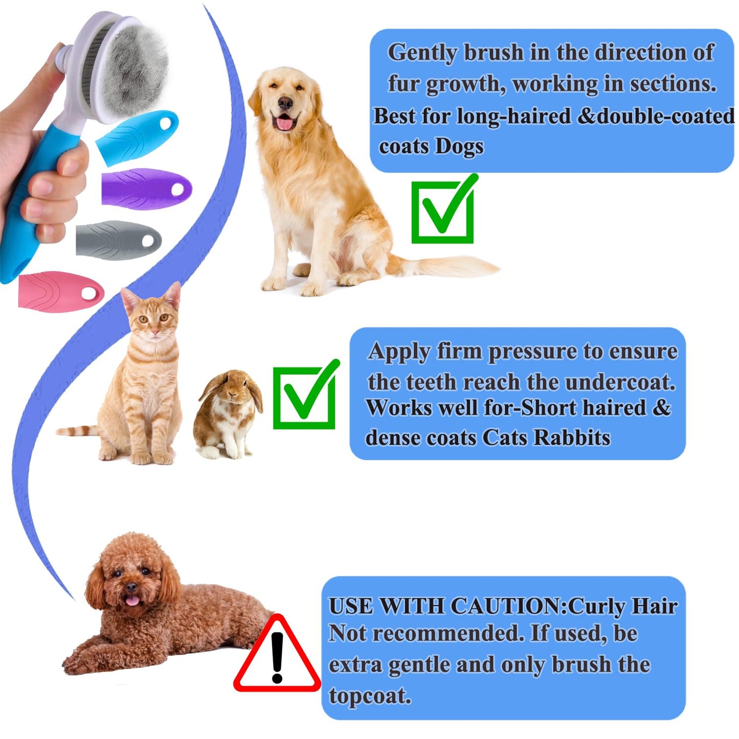 Self Cleaning Slicker Brush