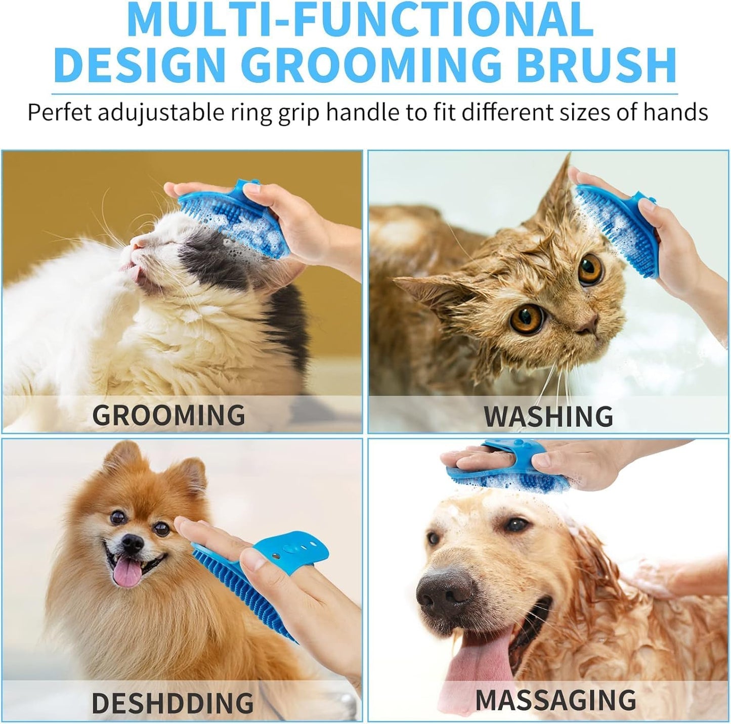 Professional 7 in 1 Dog Paw Cleaner for Dogs & Cats