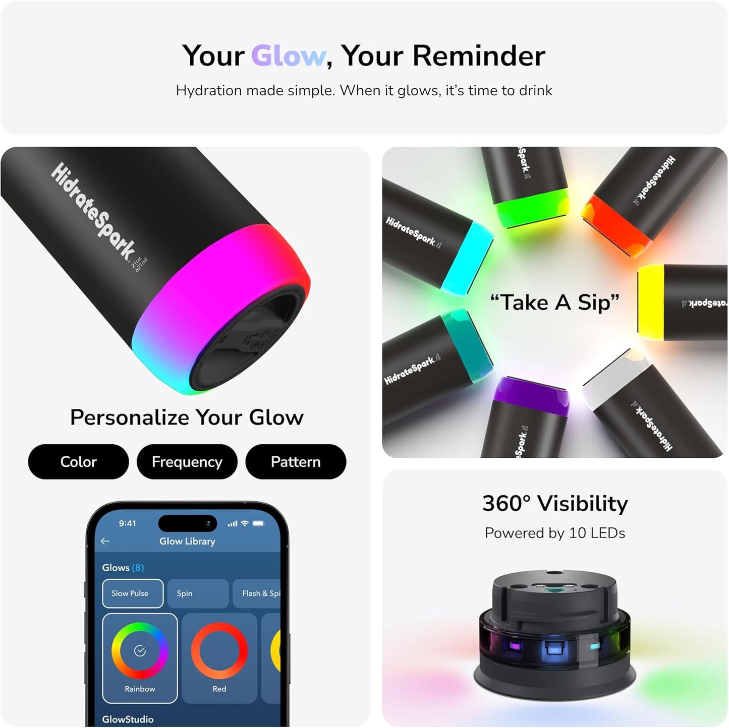 Hidrate Spark PRO Smart Water Bottle