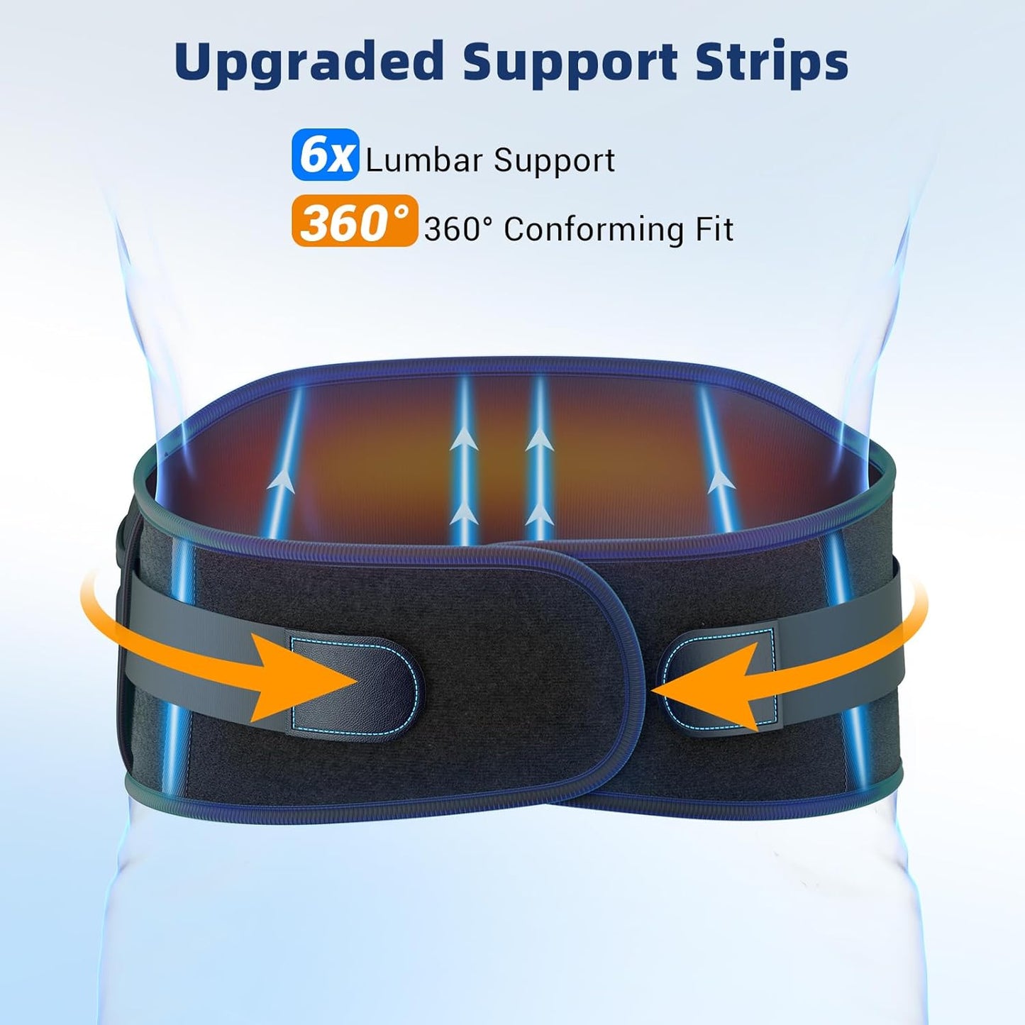 Heating Pad with Back Brace for Lower Back