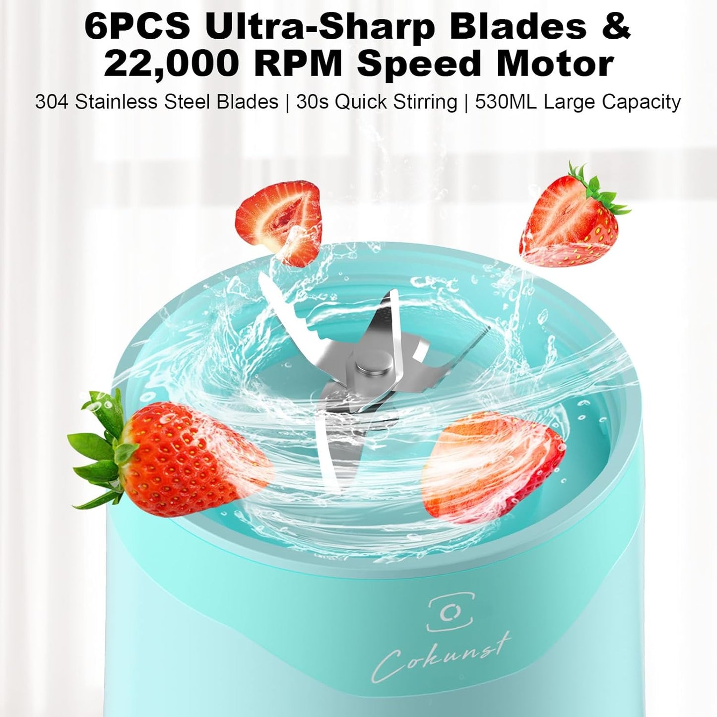 USB Rechargeable Personal Size Blenders